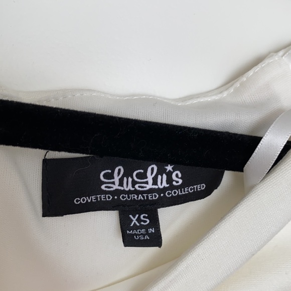 BNWT Lulu’s white bodycon dress, XS - Picture 3 of 3